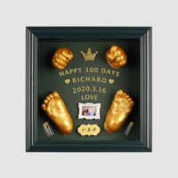 Европейский стиль сплошной древесины с толстой коробкой зеленой+8 набор порошка для клонирования детского клонирования (отправьте известный бренд легкий пояс)