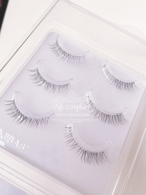 taobao agent Nk の n | Air sensitivity 4D ultra -soft sophisticated eye tail stretching natural cross three -dimensional false eyelashes