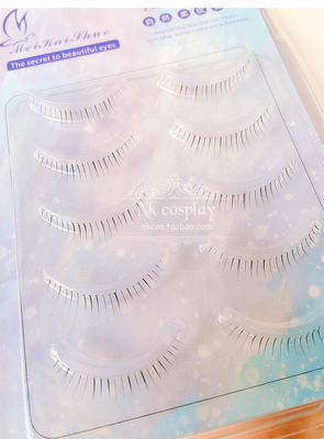 taobao agent Nk の n | Free shipping | Pure tea art ~ Nature of the mind, lashes, eyelashes | naked makeup clear transparent stalks | Five pairs