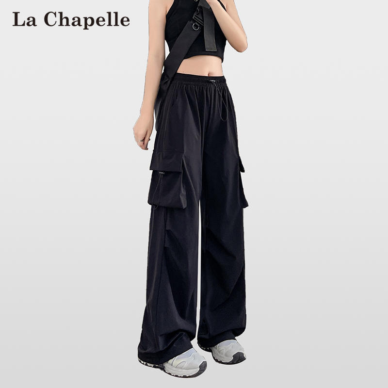 La Chapelle 拉夏贝尔 2024春季新款女式伞兵裤工装裤 4色 立减+券后79元包邮