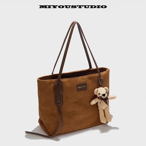 Вместительная и большая демисезонная сумка на одно плечо, подходит для студента