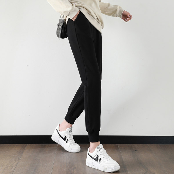 Осенние штаны, повседневные брюки, большой размер, по фигуре