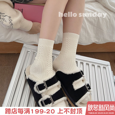 taobao agent Three dimensional demi-season brand Japanese soft socks, internet celebrity