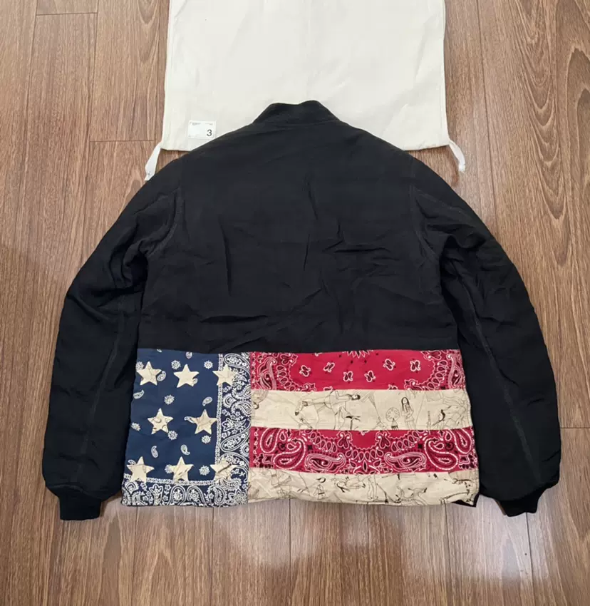 VISVIM ICT 101 JKT DAMAGED（FLAG）国旗水洗牛仔衣夹克全新-Taobao