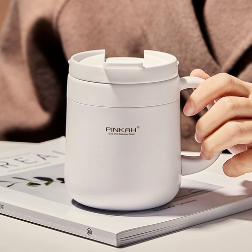 Высококачественный термос со стаканом, ручка, чай, чайная чашка