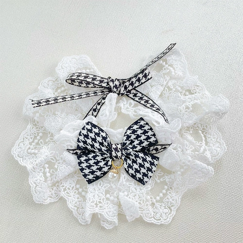 Слюнявчик, брендовый шарф, кружевная галстук-бабочка, милый аксессуар, нагрудник