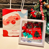 Модель рождественского колокольчика+рождественская белая подвеска коробка+сумочка