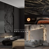 FRP расплавленная камень расколотая камень имитация камень декоративная панель PU Rock Slab Стенная стена стена открытая дверь головка ювелирной доски