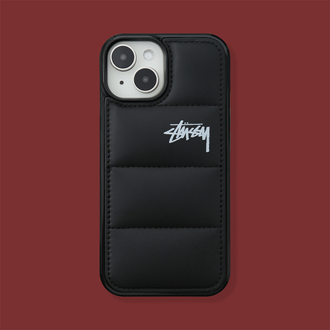Stussy Black Logo 8-Ball iPhone Case