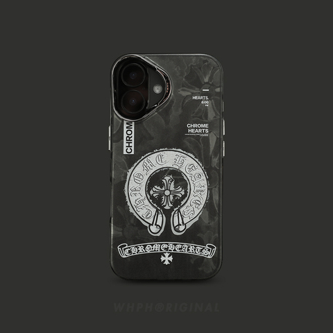 Chrome Hearts Leather Cross iPhone Case