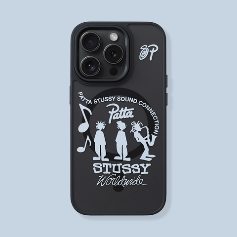 Stussy Patta MagSafe Matte 15, 14, 13, 12, 11 iPhone Case