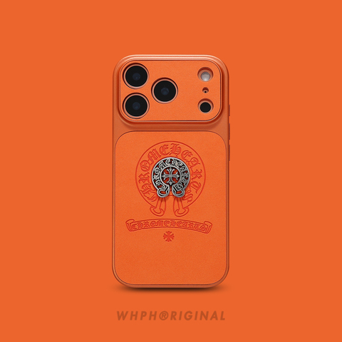 Chrome Hearts 赤　携帯ケース　スウェード Chrome Hearts 赤携帯ケーススウェード