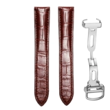 Cartier, танк, оригинальный ремешок для часов для ключей подходит для мужчин и женщин, крокодил, из натуральной кожи