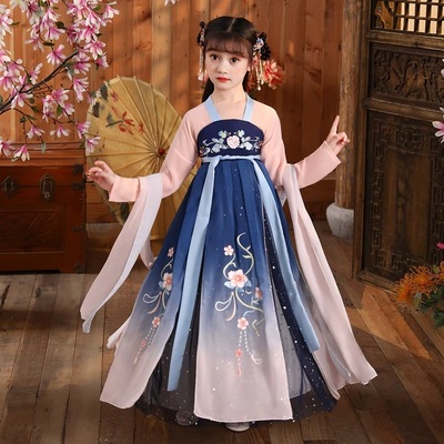 taobao agent Hanfu, summer clothing, for girls, Chinese style, 12 years
