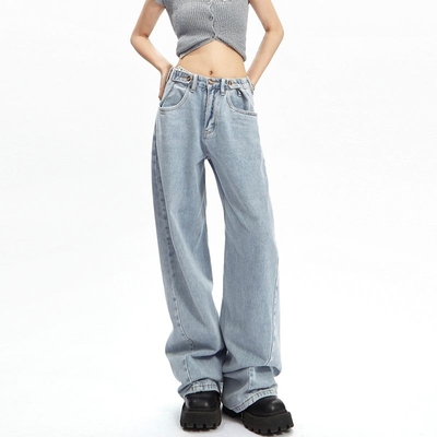 taobao agent Autumn retro design denim jeans, American style, trend of season