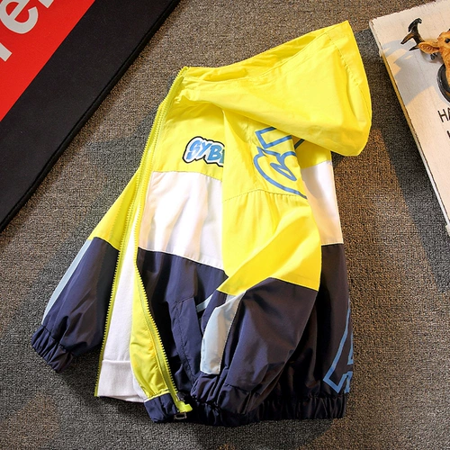 Детская летняя одежда, куртка для мальчиков, коллекция 2022, осенняя, подходит для подростков, в западном стиле