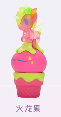 Единорог-кролик лыжный слепой слепой слепой подтверждение мороженого Tokidoki X Tuzki Tao Qiduqi