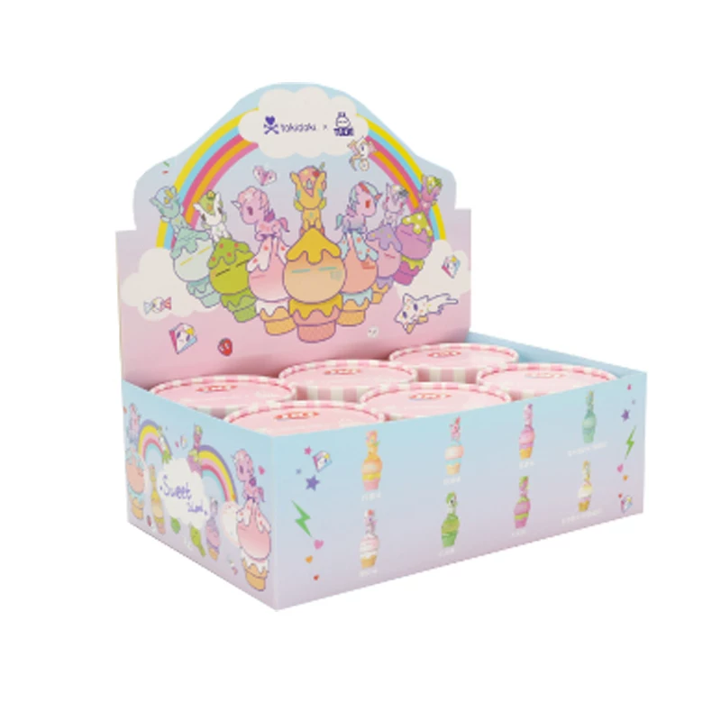 Единорог-кролик лыжный слепой слепой слепой подтверждение мороженого Tokidoki X Tuzki Tao Qiduqi