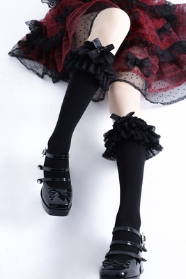 taobao agent Genuine lace Japanese cute socks, Lolita style, lace dress