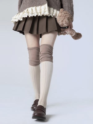taobao agent Arrived on the first floor stitching calf socks JK over knee socks long pile of socks, high socks, thigh socks female hot girl autumn and winter