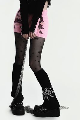 taobao agent Arrived on the first floor spider web socks, divertles, hot girl wind lolita sub -cultural legs