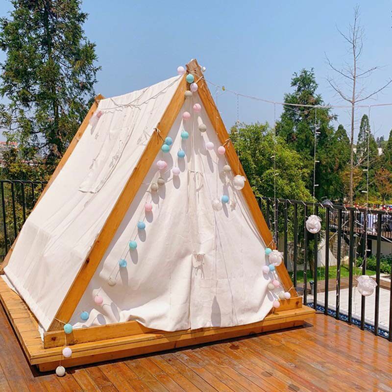 三角帐篷户外帐篷小屋星空帐篷网红民宿火锅帐篷室内野餐帐篷ins