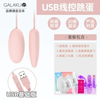 [Дравинский сильный шок] Двойной прыжок яйцо+большой подарочный пакет+Трехнополированный комплект+жидкость оргазма+Массажер для груди