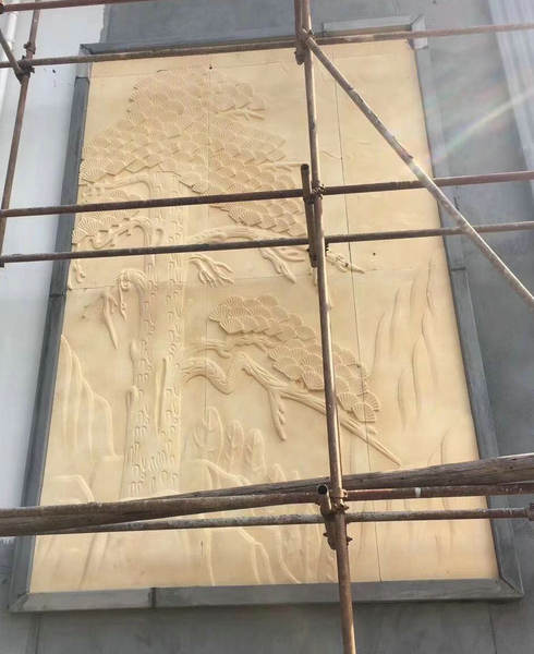 Пена керамика резьба eps пена рельеф конечный продукт вилла Внешняя стена декоративный цветок резьба фреска традиционная китайская живопись родник рисование