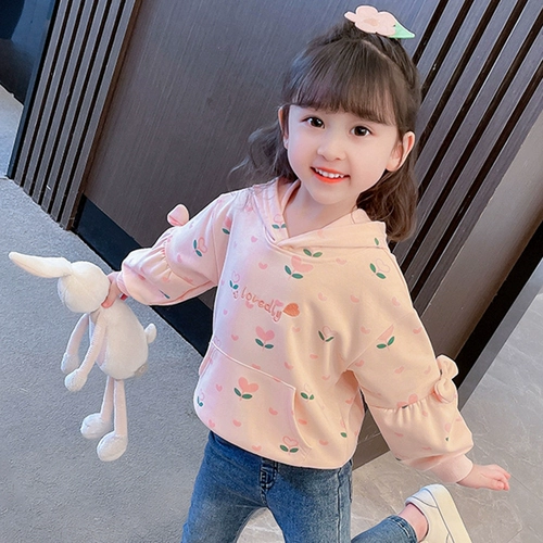 Толстовка с капюшоном, детский осенний лонгслив, коллекция 2022, в западном стиле, осенняя