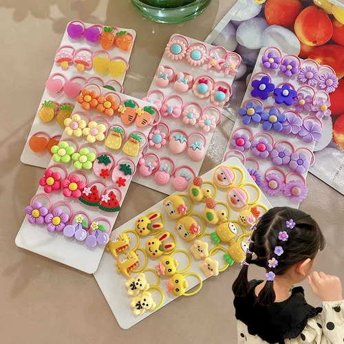 Детская маленькая милая безвредная резинка для волос, аксессуар для волос, не повреждает волосы