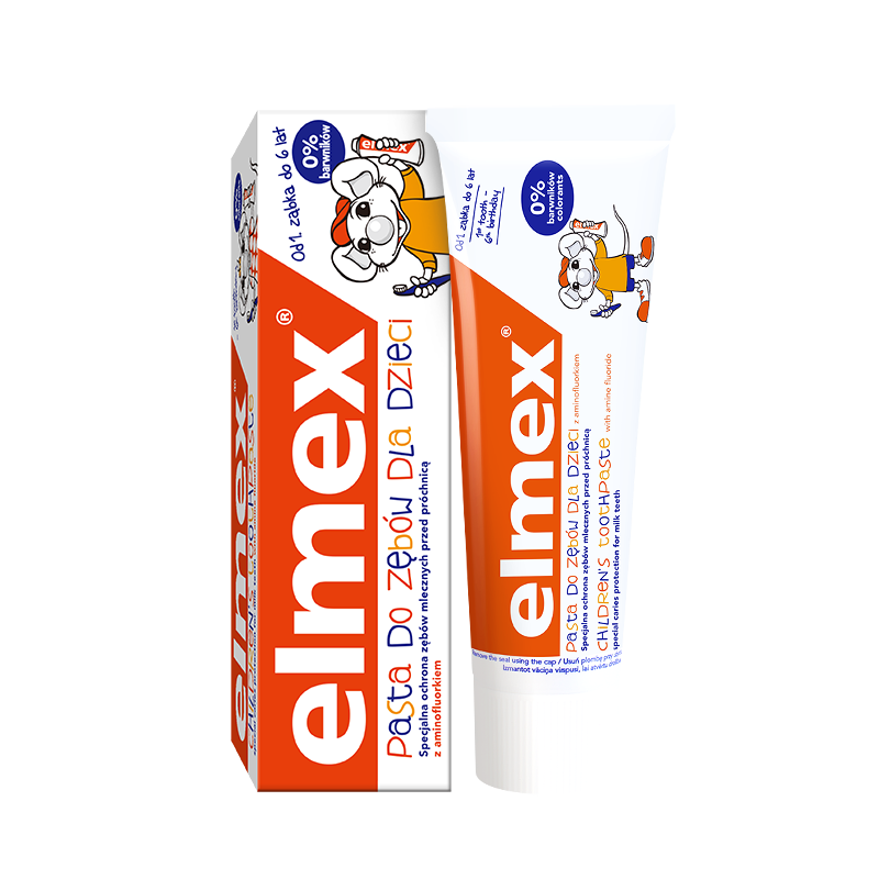 elmex艾美适进口儿童牙膏含氟防蛀牙