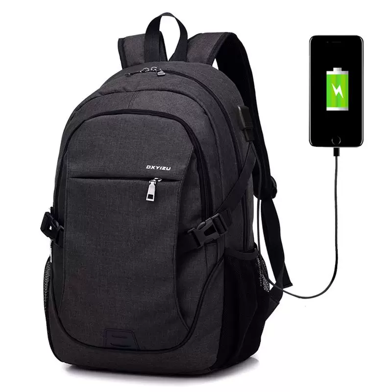 Laptop Backpack with usb school backpack bag for men's