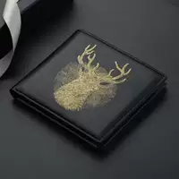 Кошелек Золотого оленя 【Ковпояжного 6 -го положения+водительские права】】