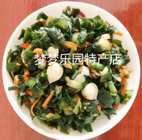 Провинция ганьсу Специальность Динси, сельское хозяйство с дома Лук-порей маринованный, выращенный своими руками рассол , Китайский лук рассол 380 граммов 1 бутылки бесплатная доставка