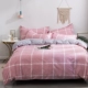 Khăn trải giường ở Nam Cực chăn bông bốn miếng bông bộ đồ giường hoạt hình bộ đồ giường màu đỏ colts feet - Bộ đồ giường bốn mảnh