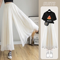 Штаны, комплект, свежая юбка, подходит для подростков, популярно в интернете, 2023