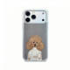 White Cat Poodle Malachite iPhone Cute iPhone Case for iPhone 13 – 17