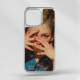 SanTongDeBaba Girl With Black Cat iPhone Case for iPhone 13 – 17