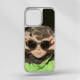 SanTongDeBaba Girl With Black Cat iPhone Case for iPhone 13 – 17