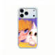Girl and White Cat Illustration SanTongDeBaba iPhone Case for iPhone 18 – 13