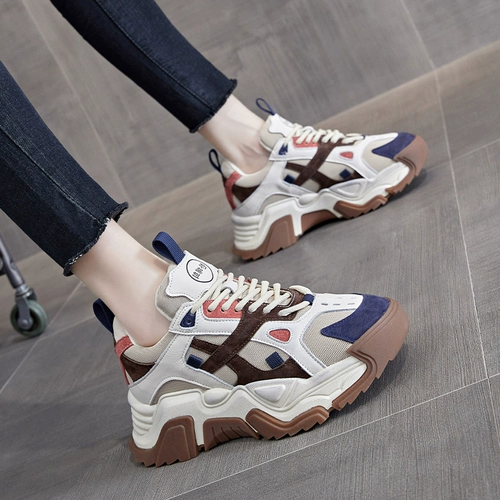 Tide, универсальная нескользящая спортивная летняя повседневная обувь для отдыха на платформе, 2022, популярно в интернете, в корейском стиле