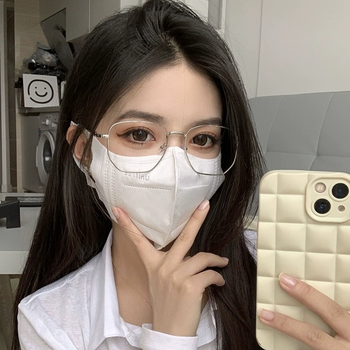 Золотые очки рамы самка SWEN победила ретро -серебряная миопия, большая рамка с большими рамами металлические стекла