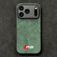 Motorsport Audi BMW M3 – iPhone 17 Phone Cases Covers ALCANTARA Suede Microfiber