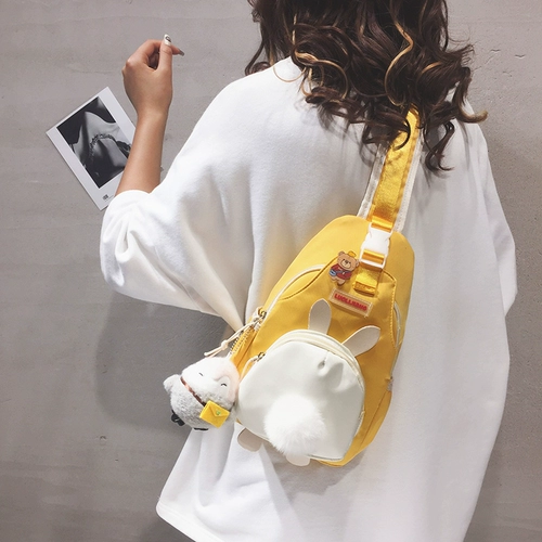 Сумка через плечо, небольшая сумка, милая нагрудная сумка для принцессы, сумка на одно плечо для школьников, в корейском стиле