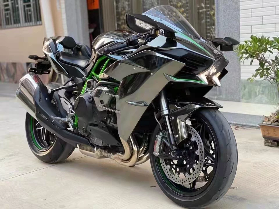 Импортированный Kawasaki H2R мотоцикл спортивный автомобиль Yamaha R1 R6 V6 спортивный автомобиль иерархическая линейка гонки маленький ниндзя двойная полоса