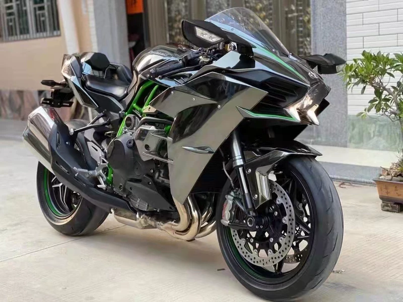 Импортированный Kawasaki H2R мотоцикл спортивный автомобиль Yamaha R1 R6 V6 спортивный автомобиль иерархическая линейка гонки маленький ниндзя двойная полоса