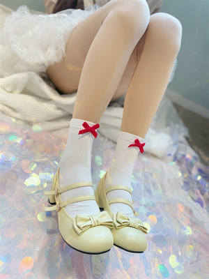 taobao agent Autumn velvet doll, Japanese socks, Lolita style