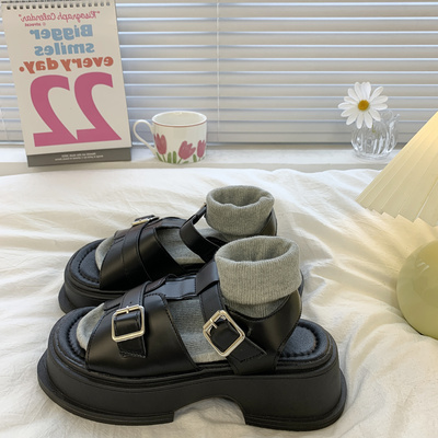 taobao agent Tide, high sports sandals platform, summer universal footwear, 2022
