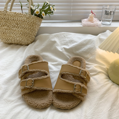 taobao agent Slippers, demi-season footwear, french style