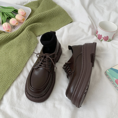 taobao agent Universal Japanese footwear platform English style, 2022 collection, autumn, trend of season, British style